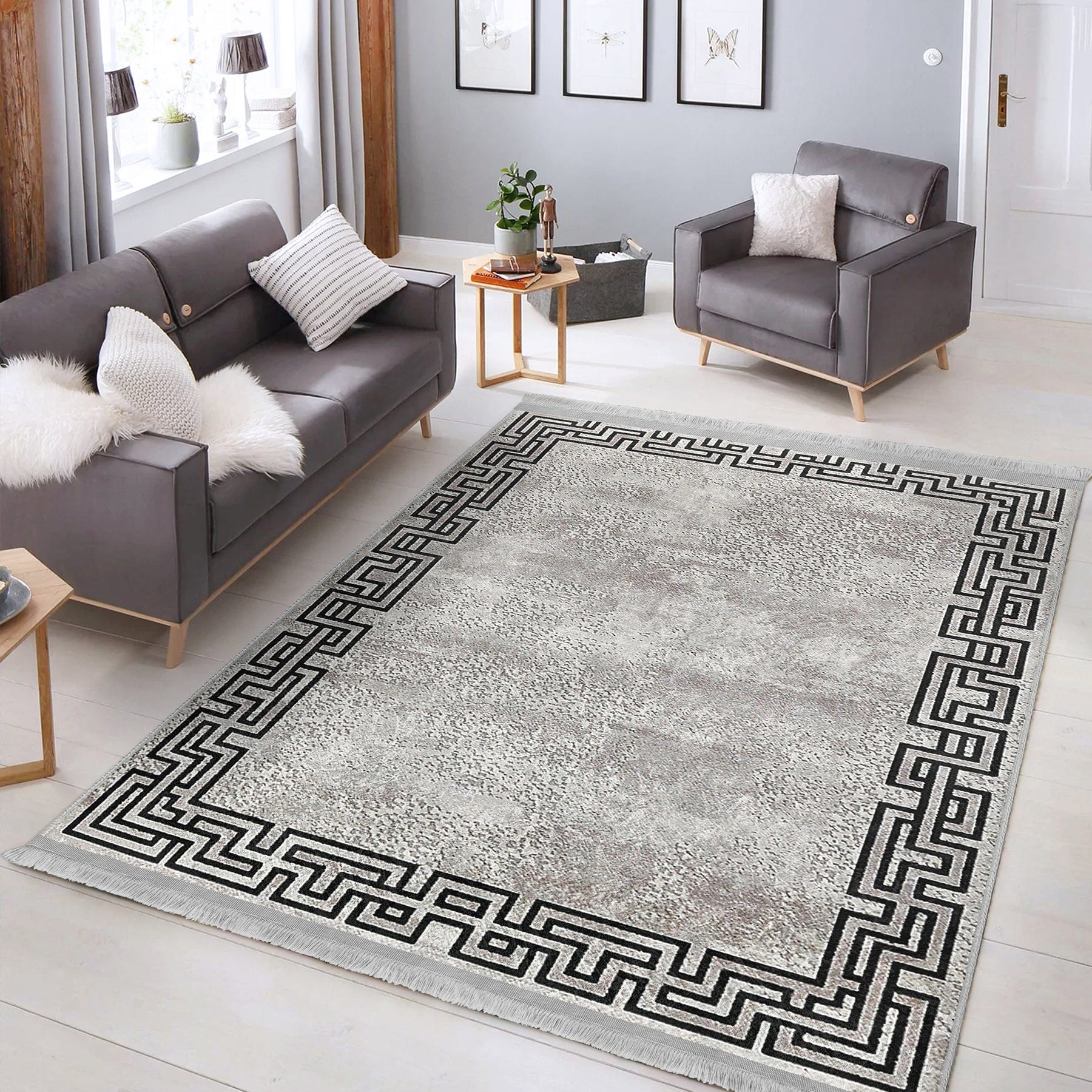 Covor din poliester, Halidik Deluxe-11136 Multicolor (6)