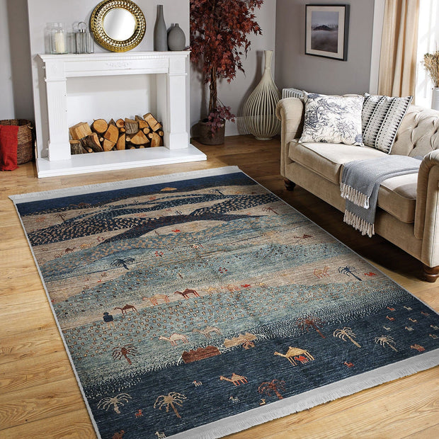 Covor din poliester, Halidik Deluxe-11137 Multicolor (4)