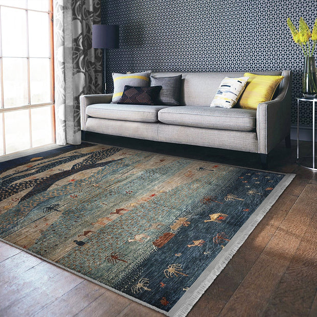 Covor din poliester, Halidik Deluxe-11137 Multicolor (5)