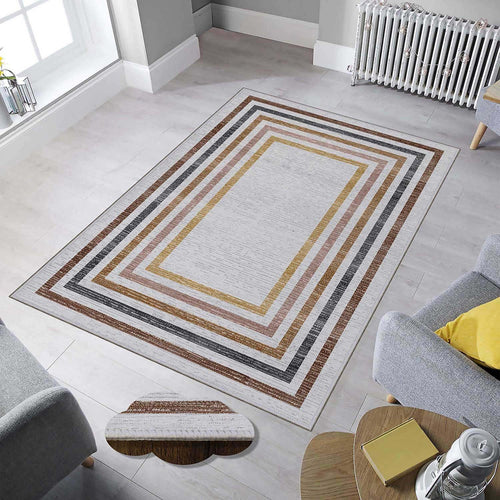 Covor din poliester, Jung 878 Multicolor