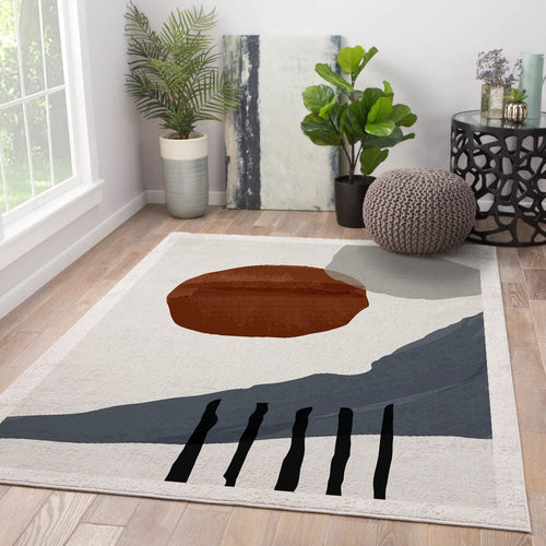 Covor din poliester, Klikmali R20532 Multicolor