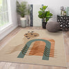Covor din poliester, Quimly R20502 Multicolor