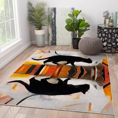 Covor din poliester, Rakun 058 Multicolor