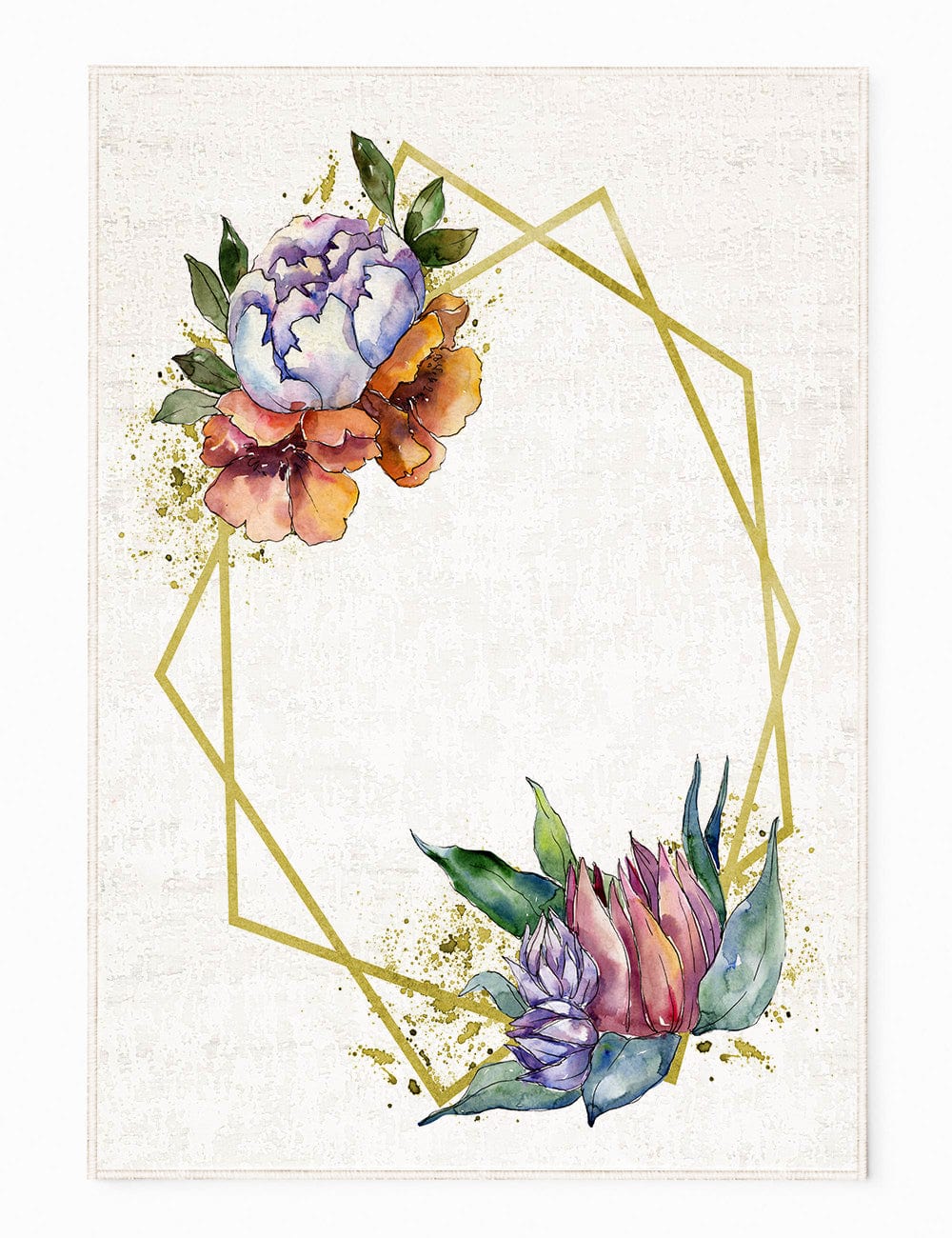 Covor din poliester, Realiyt 127 Multicolor (1)