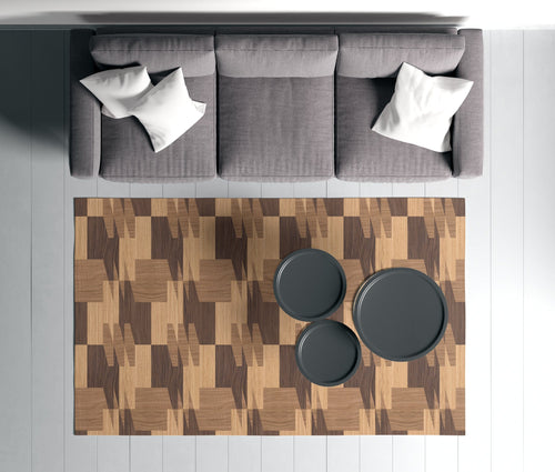 Covor din poliester, Rugero 0010M Multicolor