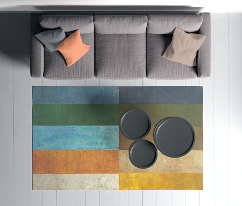 Covor din poliester, Rugero 0039M Multicolor