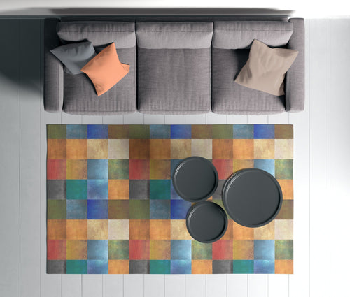 Covor din poliester, Rugero 0040M Multicolor