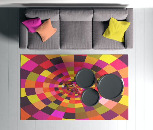 Covor din poliester, Rugero 0042M Multicolor