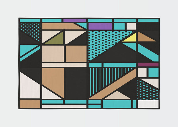 Covor din poliester, Rugero 0045M Multicolor (1)