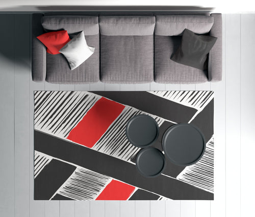 Covor din poliester, Rugero 0058M Multicolor