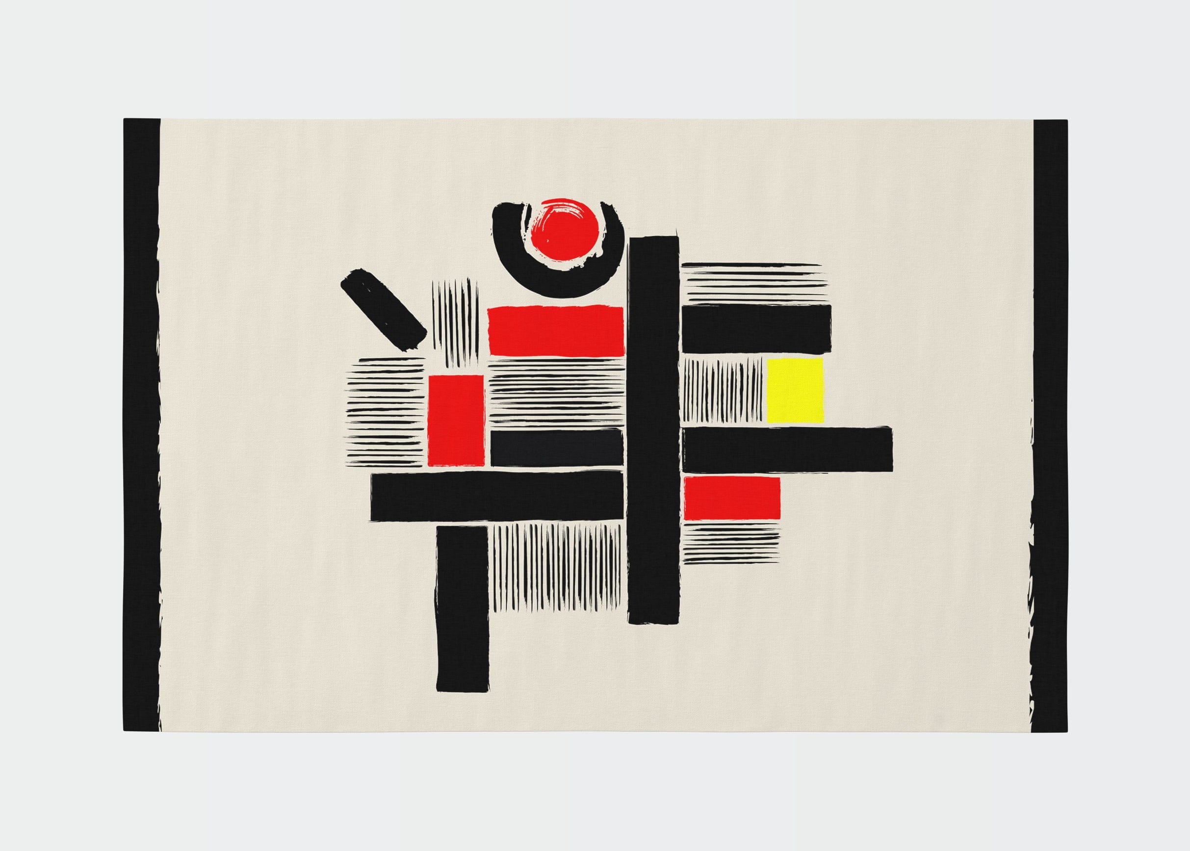 Covor din poliester, Rugero 0059M Multicolor (1)