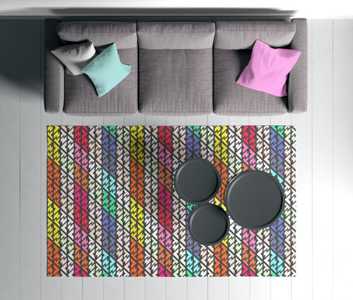 Covor din poliester, Rugero 0062M Multicolor