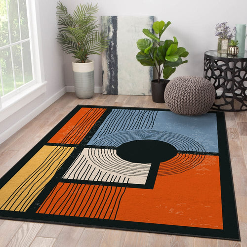 Covor din poliester, Sailimt R20524 Multicolor