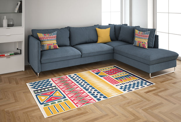 Covor din poliester, Salman 078 Multicolor (1)