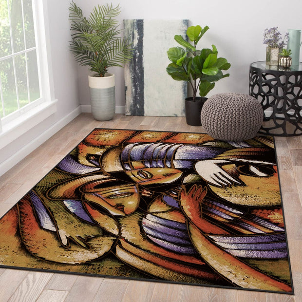 Covor din poliester, Salmany 037 Multicolor