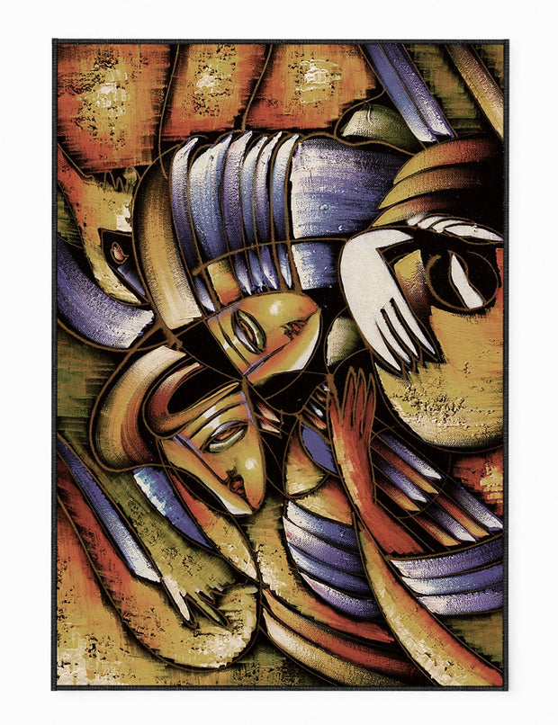 Covor din poliester, Salmany 037 Multicolor (1)