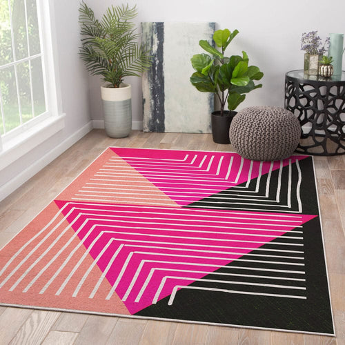 Covor din poliester, Triangle R20549 Multicolor