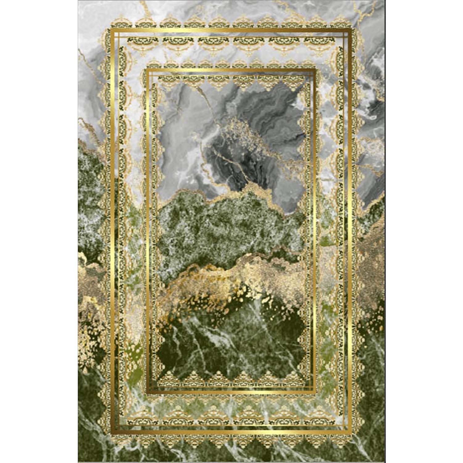 Covor din poliester, Yazgi 2421 Multicolor (1)