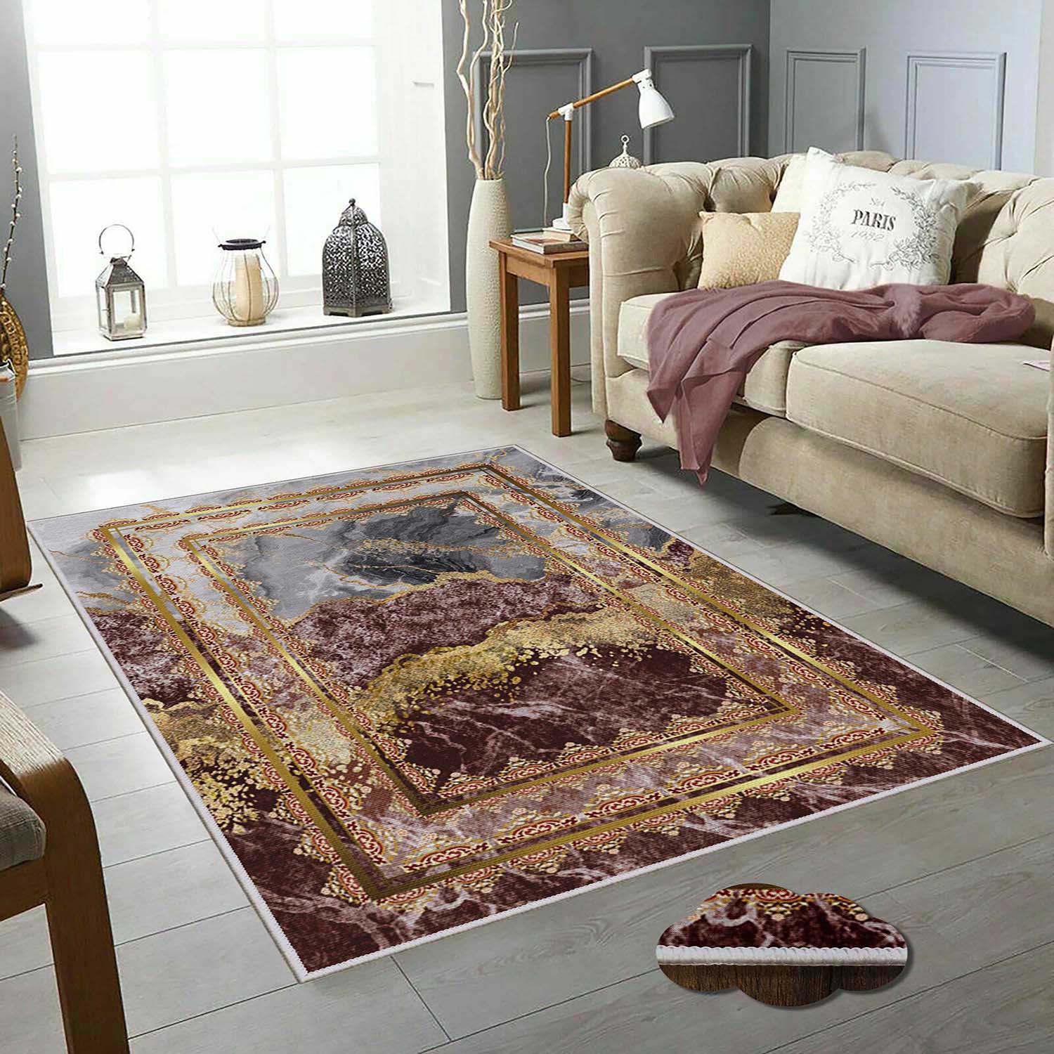 Covor din poliester, Yosun 2403 Multicolor