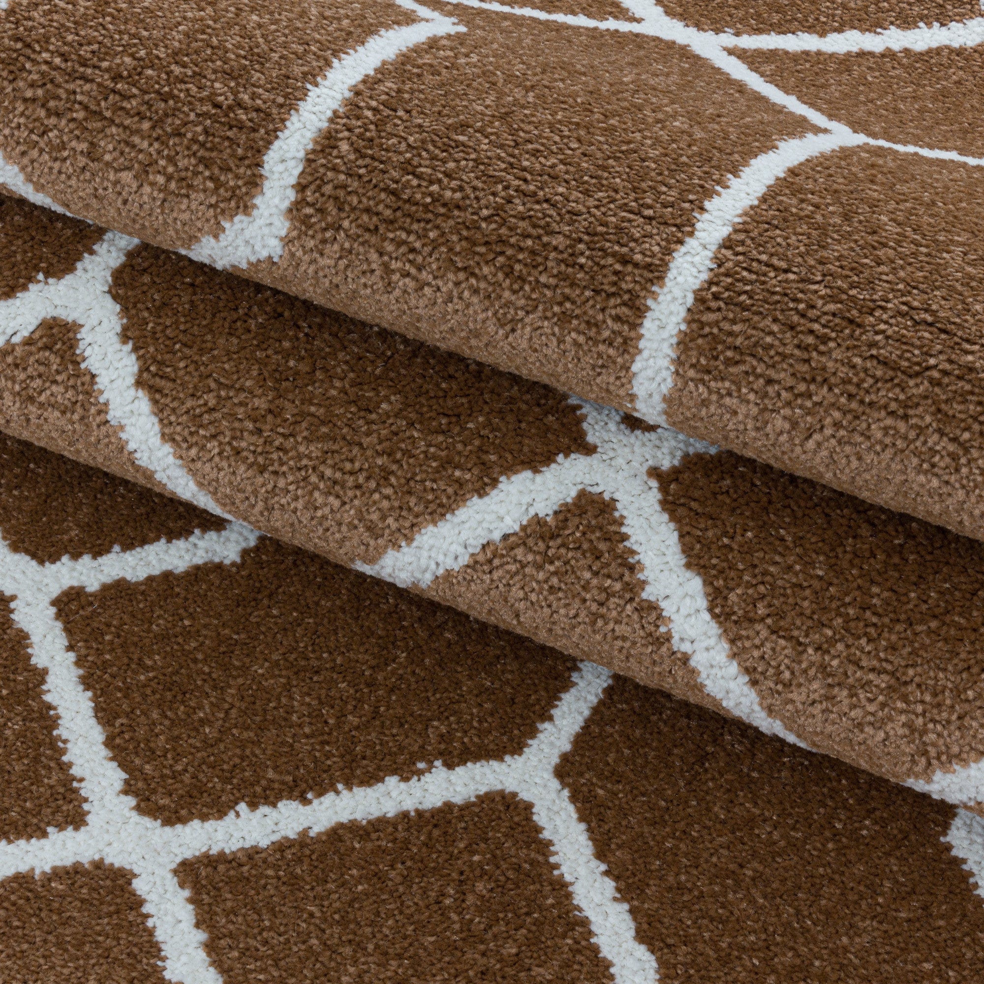 Ayyildiz Teppiche Covor din PP Efor 3713 Geometric Cupru