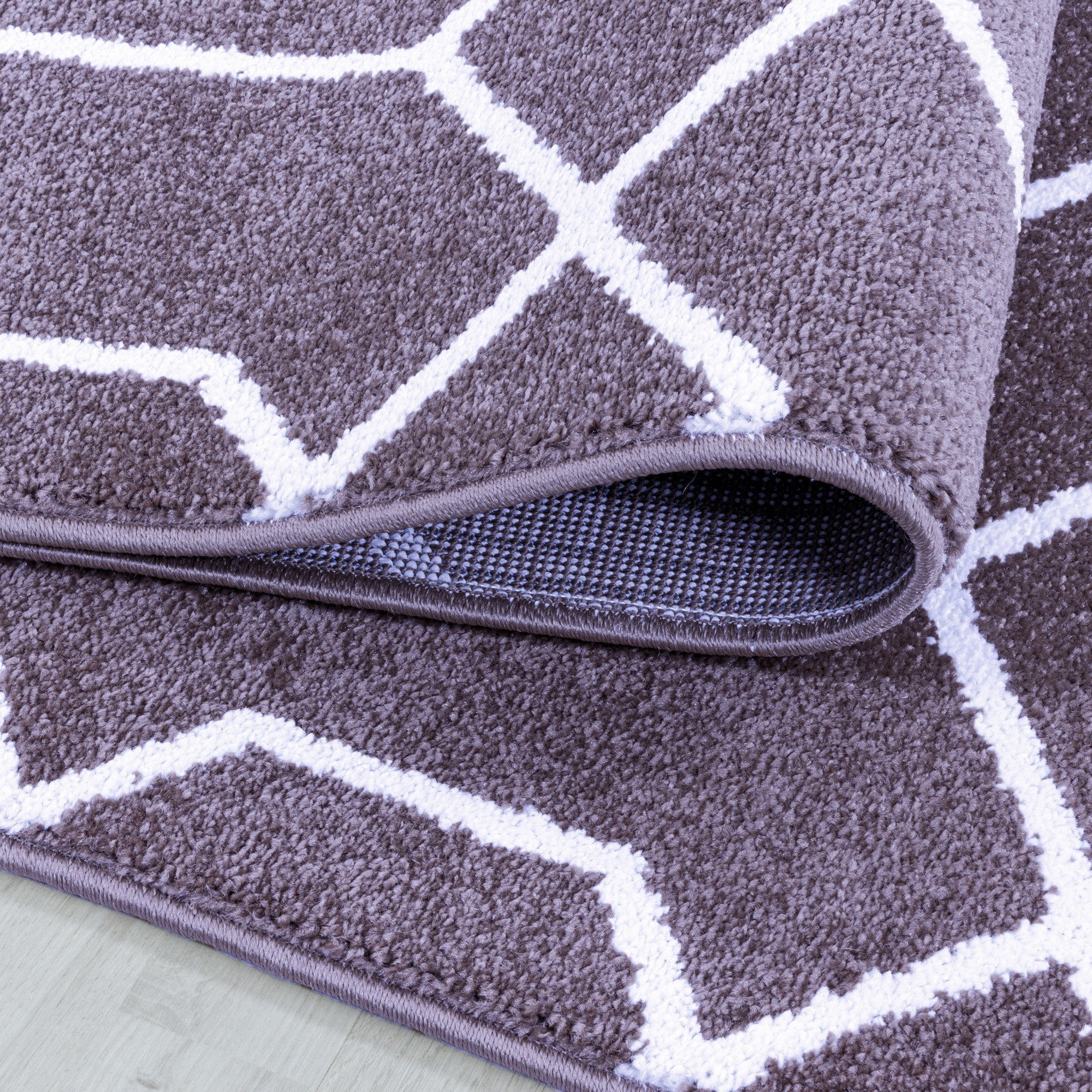 Covor din PP Efor 3713 Geometric Violet (4)