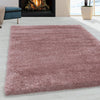 Ayyildiz Teppiche Covor din PP Fluffy 3500 Unicolor Rose