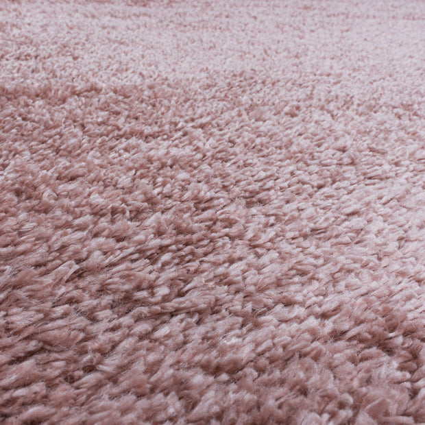Covor din PP Fluffy 3500 Unicolor Rose (5)