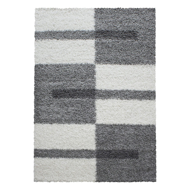 Ayyildiz Teppiche 100 X 200 cm Covor din PP Gala 2505 Checkered Gri Deschis