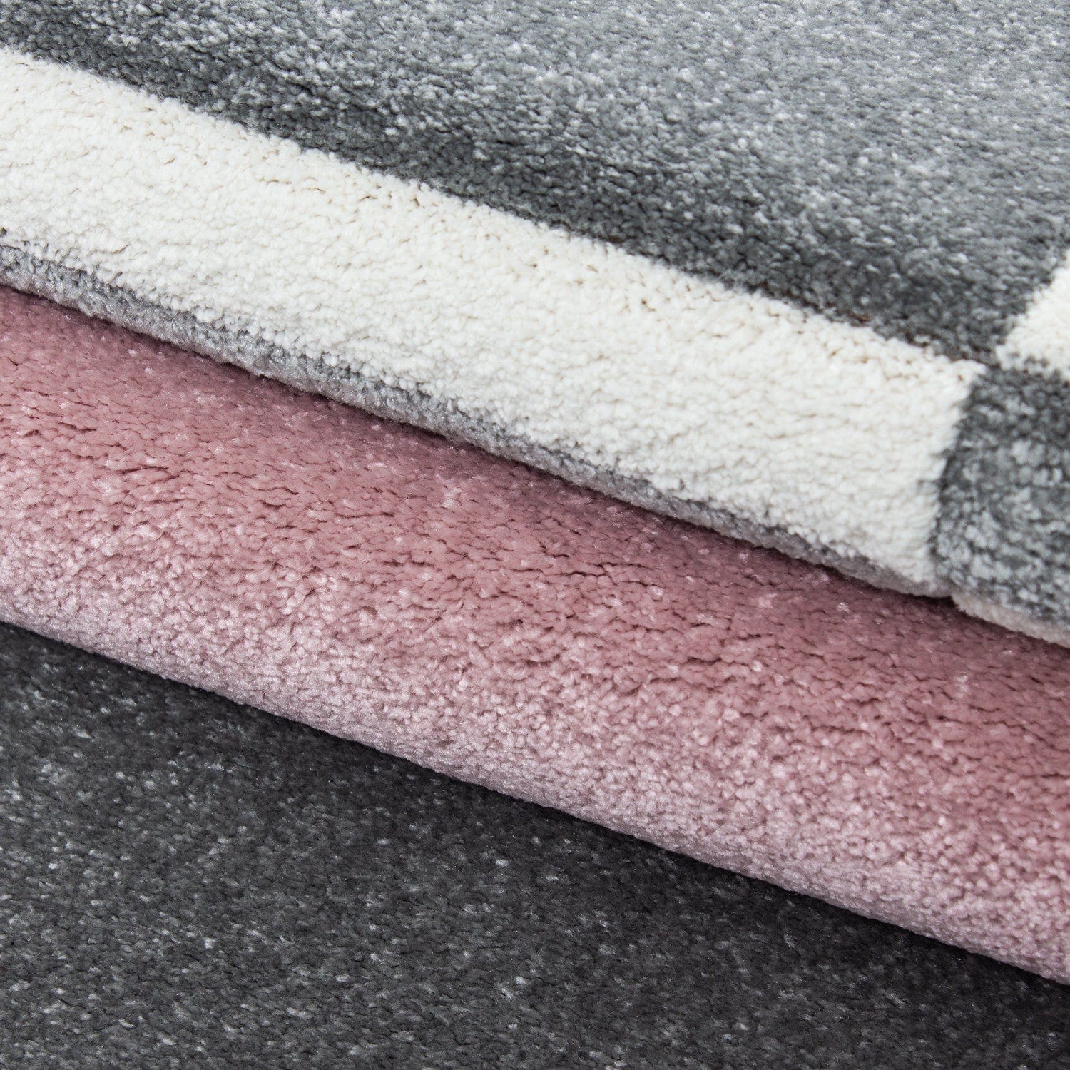 Ayyildiz Teppiche Covor din PP Hawaii 1310 Checkered Roz