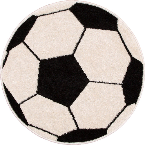 Covor din PP Kik Cream Round, Wilton & AGNLPL-FUNKY-TOP-KIK-CREAM-ROUND