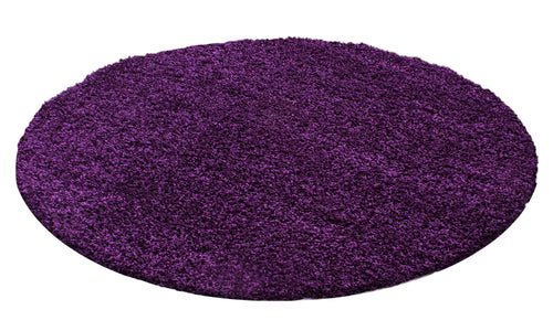 Ayyildiz Teppiche 120 X 120 cm Covor din PP Life 1500 Round Unicolor Violet