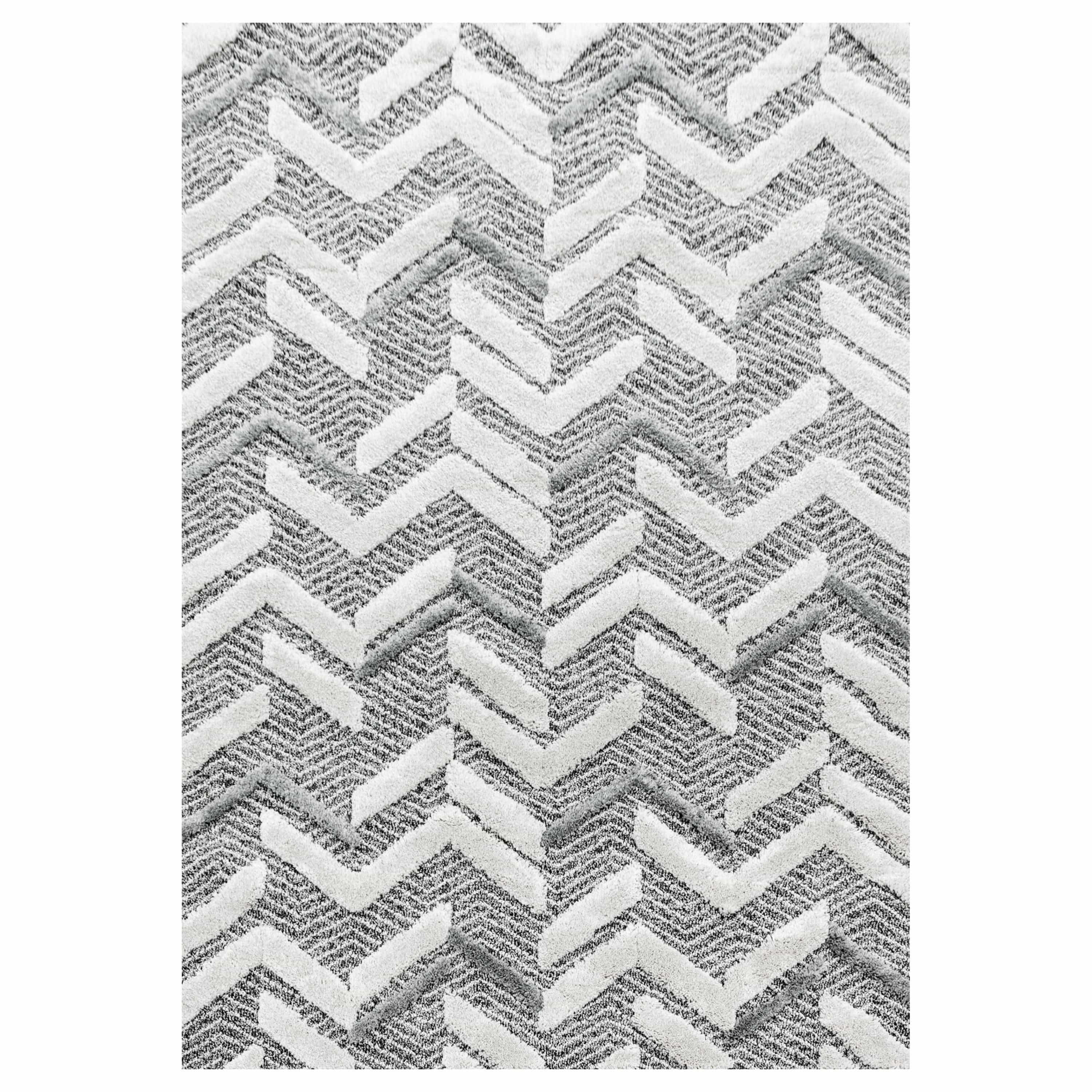 Ayyildiz Teppiche 120 X 170 cm Covor din PP Pisa 4705 Berber Design Gri