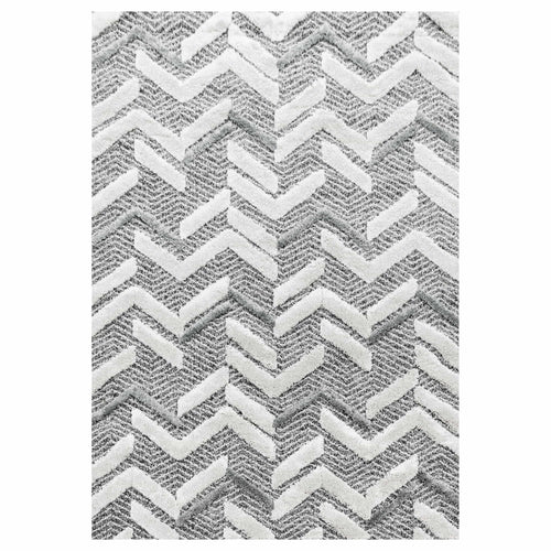 Ayyildiz Teppiche 120 X 170 cm Covor din PP Pisa 4705 Berber Design Gri