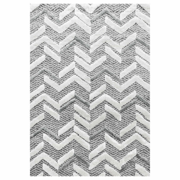 Ayyildiz Teppiche 120 X 170 cm Covor din PP Pisa 4705 Berber Design Gri