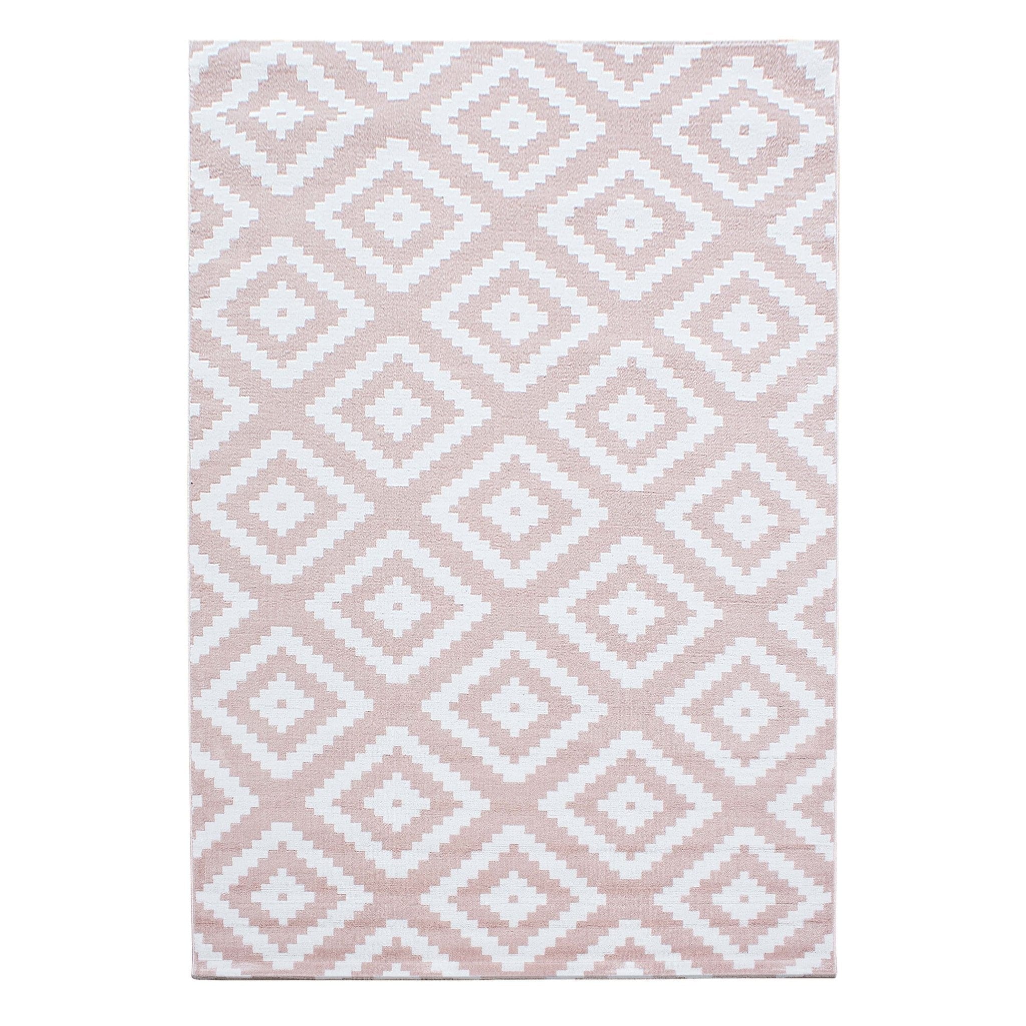 Ayyildiz Teppiche 120 X 170 cm Covor din PP Plus 8005 Geometric Roz