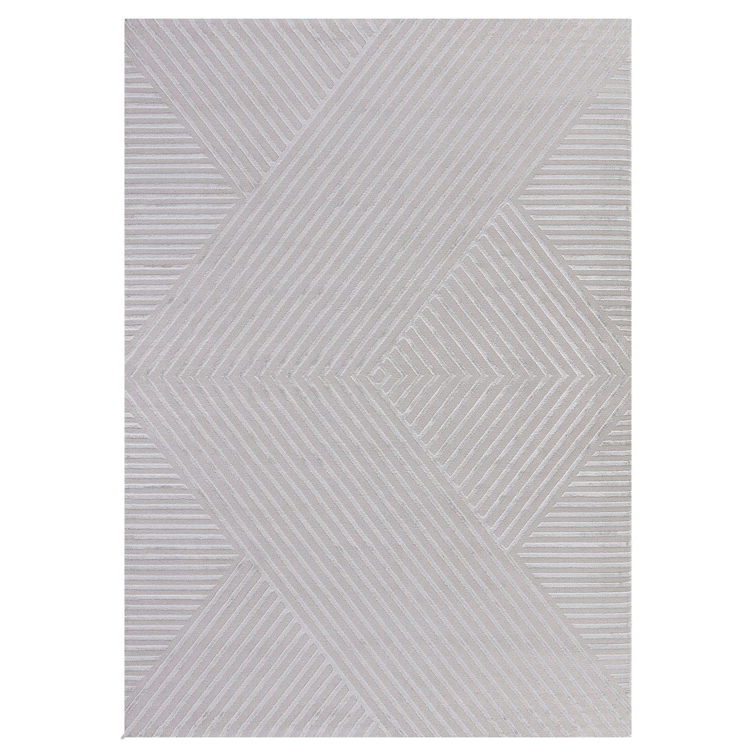 Ayyildiz Teppiche 140 x 200 cm Covor din PP, Sahara 1115 Rectangle Argintiu