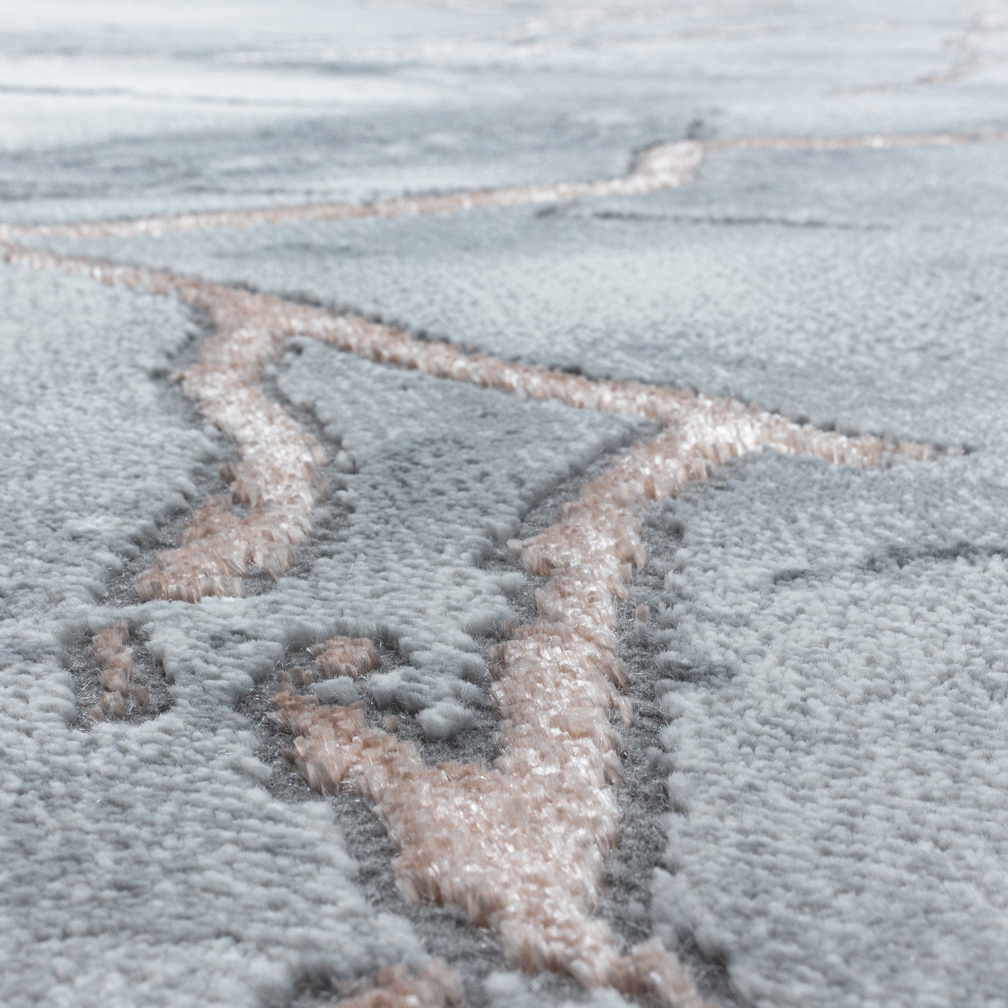 Ayyildiz Teppiche Covor din PP si poliester Naxos 3815 Marmor Design Bronz