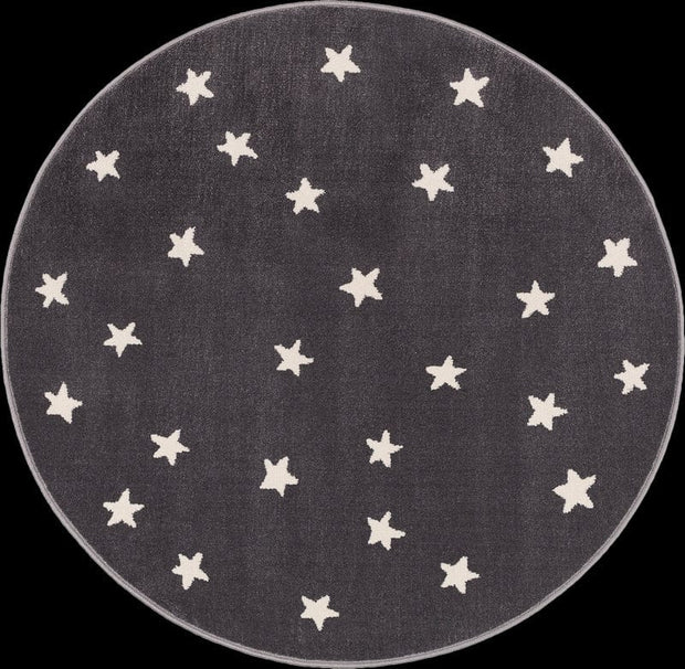 BFSummer Covor Gwiazdy Granite Round, Wilton-Diametru 133 cm