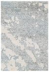 Bhadohi Covor innodat manual din lana si bumbac, tesatura persana, Zen ZN-72 Gri / Bleu