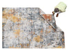 Bhadohi Covor innodat manual din matase de bambus si bumbac, tesatura indo tibetana, Canvas RN-100 Bej / Multicolor