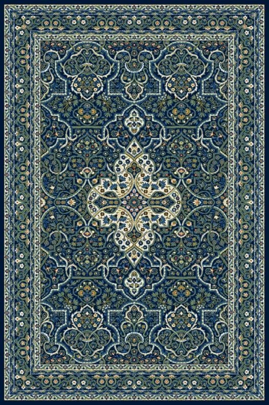 Covor Laurus Navy Blue, Wilton & AGNLPL-STANDARD-LAURUS-NAVY-BLUE