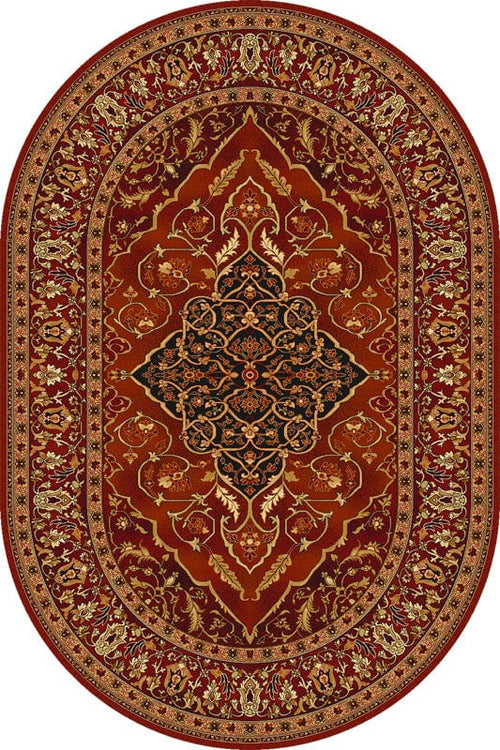 Agnella 300 x 200 cm Covor Leyla Ruby Oval, Wilton