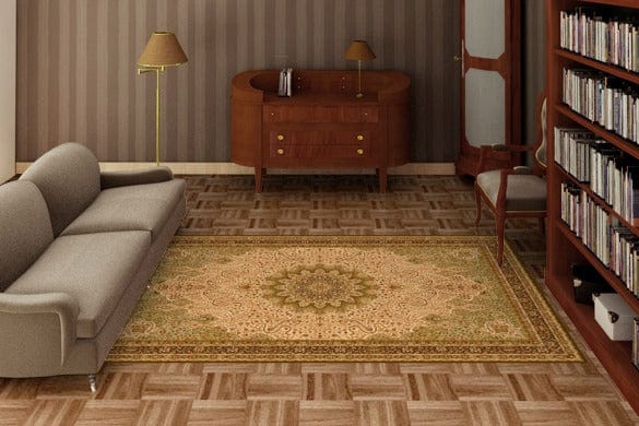 Agnella Covor Namak Olive, Wilton