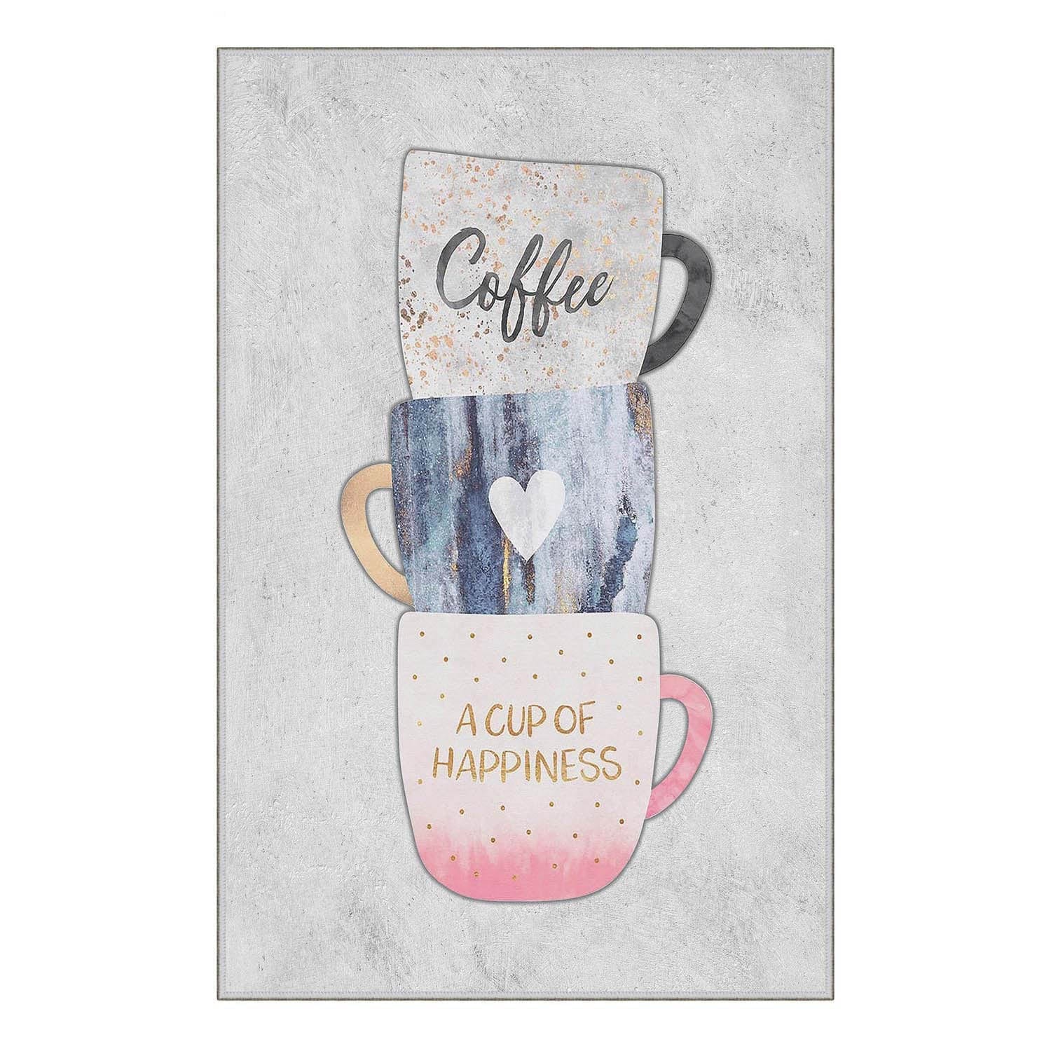 Covor pentru bucatarie din poliester, Iomento 2455 Multicolor (3)