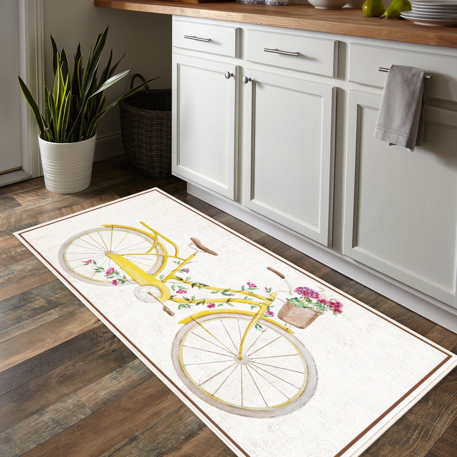 Covor pentru bucatarie din poliester, Kitchen 100M Multicolor