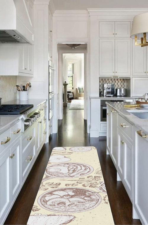 Covor pentru bucatarie din poliester, Rugero 2003 Multicolor