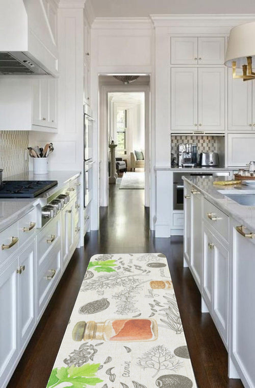 Covor pentru bucatarie din poliester, Rugero 2004 Multicolor