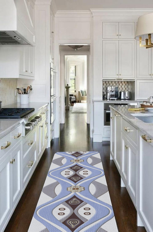 Covor pentru bucatarie din poliester, Rugero 2013 Multicolor