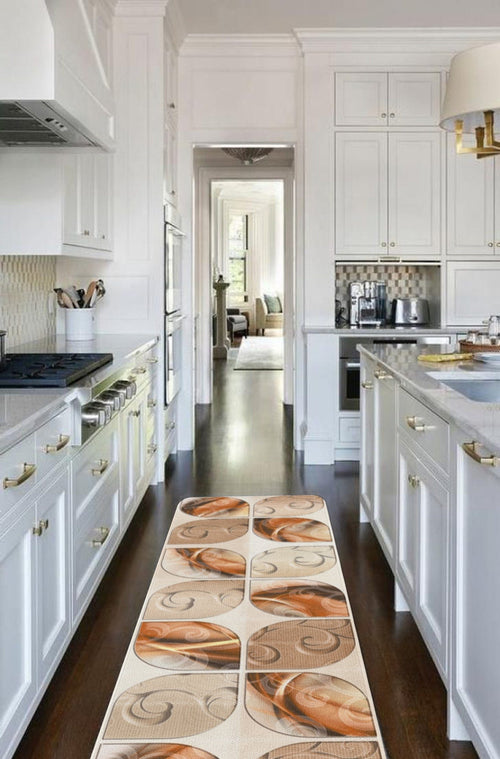 Covor pentru bucatarie din poliester, Rugero 2022 Multicolor