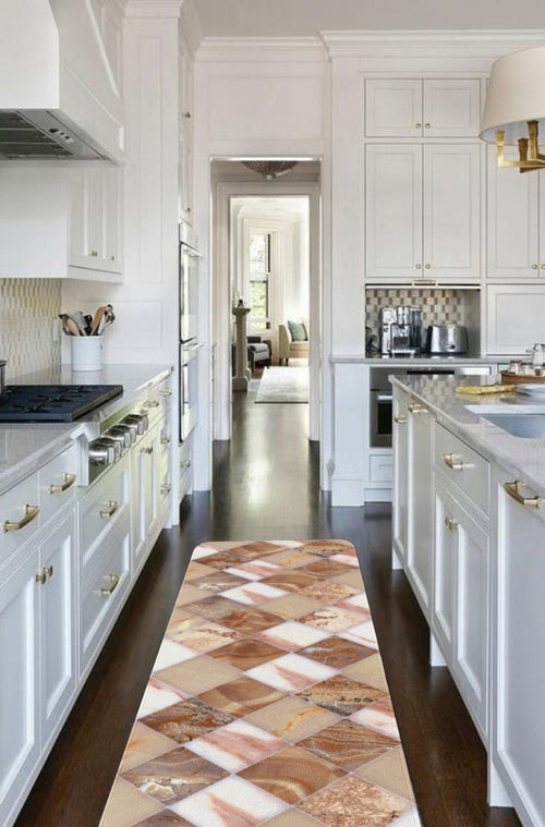 Covor pentru bucatarie din poliester, Rugero 2023 Multicolor